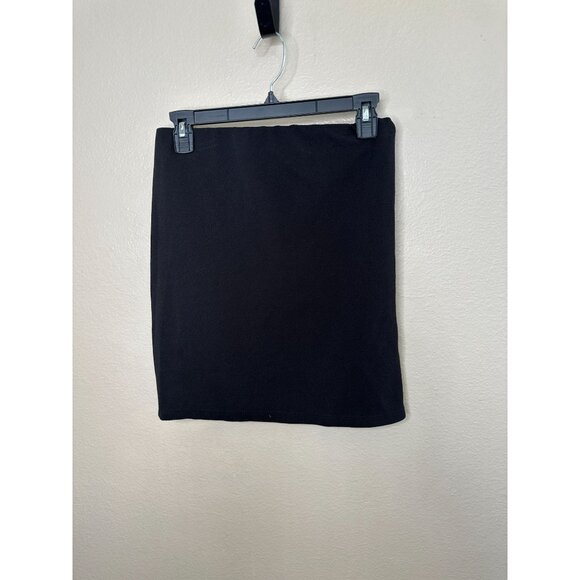 Antistar Womens Black Mini Skirt Large Polyester Spandex Fabric Stretchy - Picture 3 of 7